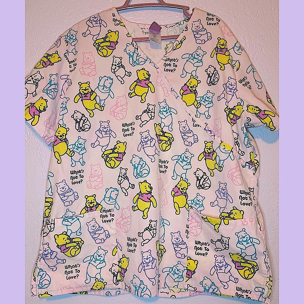 XL scrub top